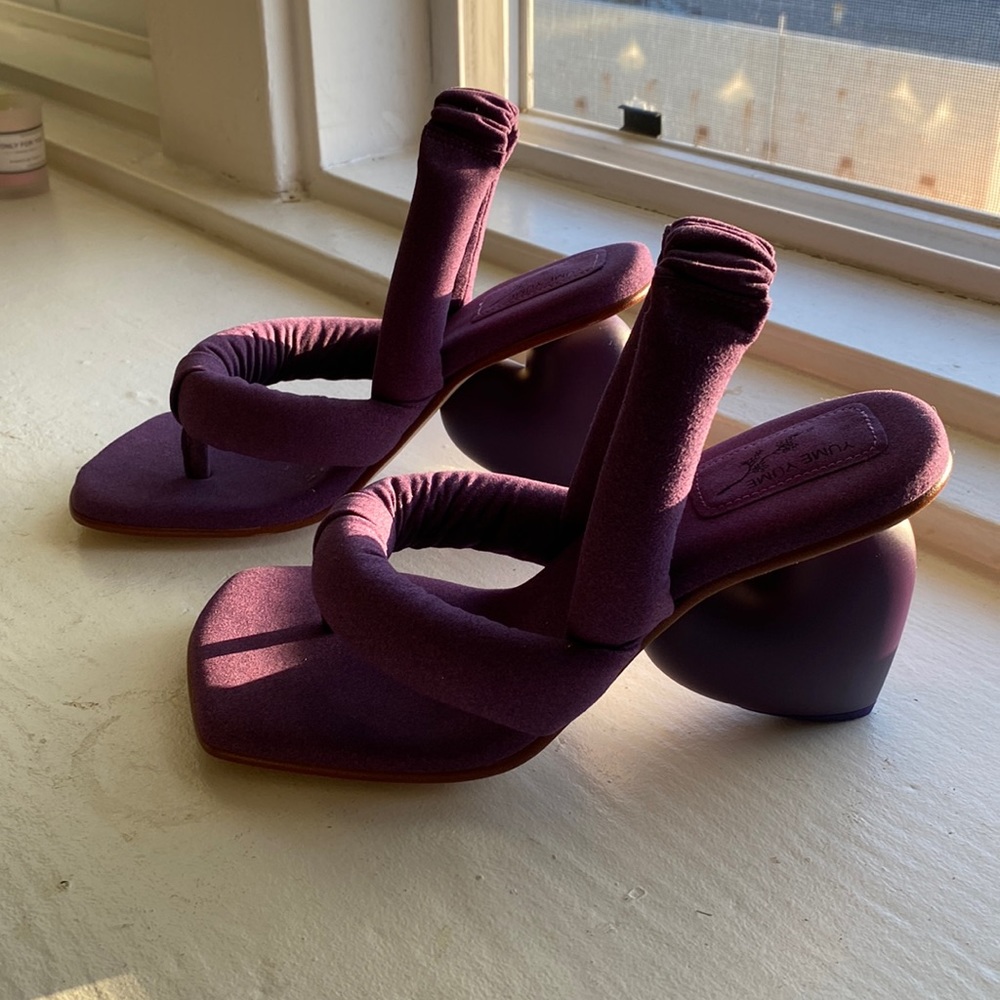 New Yume Yume Purple Heart Sandals